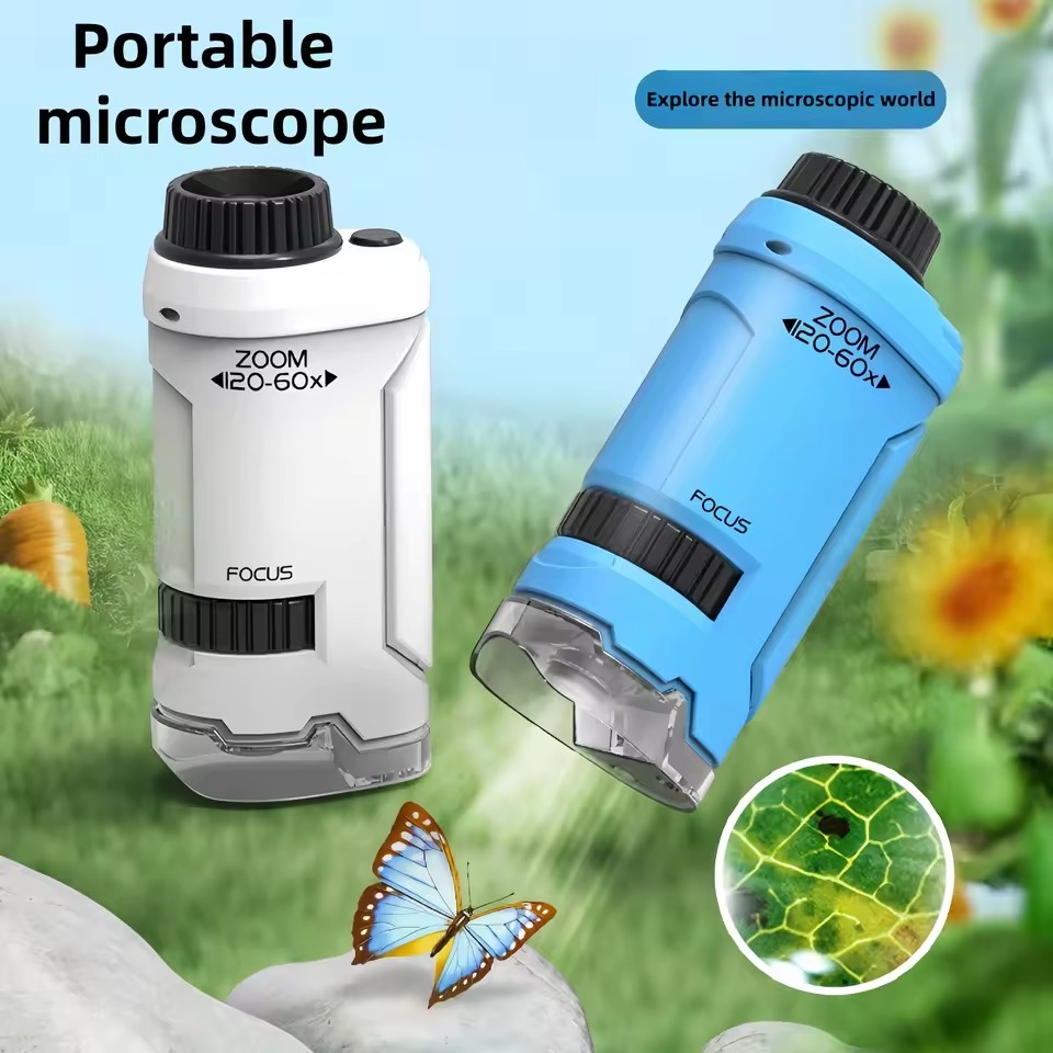 Science Max - Pocket Microscope Science Toy Kit 60-120x