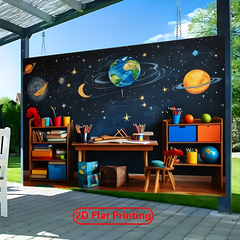 Astronomy Classroom Mural Canv - огляд і ціна Science Nursery