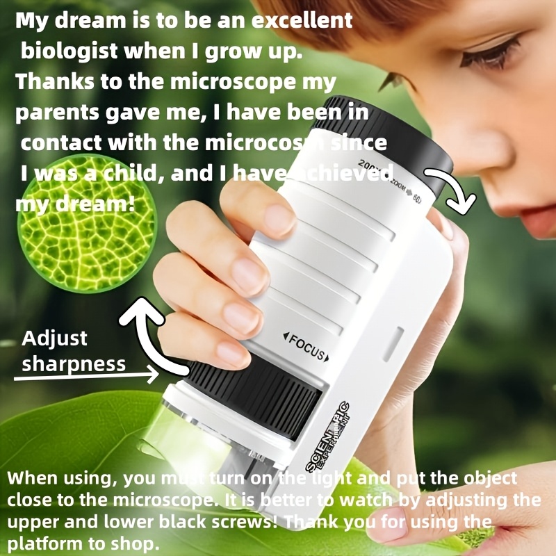 Handheld Microscope Kit Lab  H - огляд і ціна Science Max