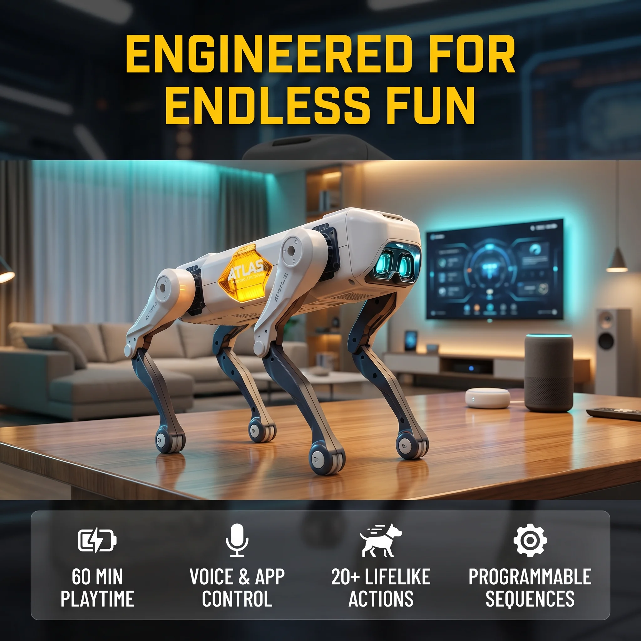 AI Smart Robot Dog, Voice & AP - огляд і ціна Science Robotics